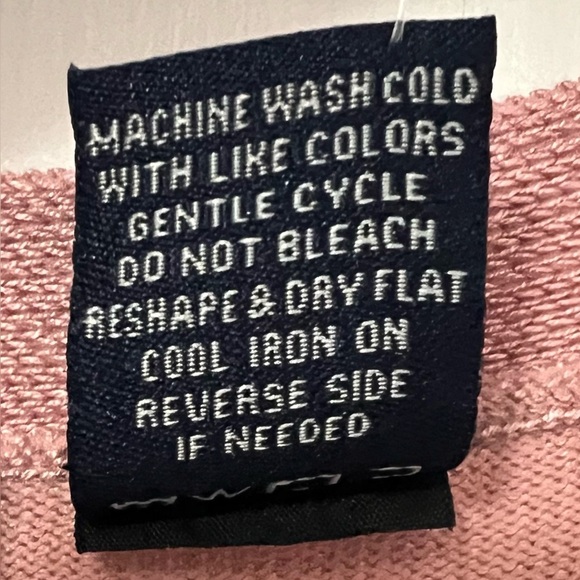 Pink Dusty Rose Sweater V-Neck Button Up with 3/4 Length Sleeves Women Size 1X - Picture 2 of 4